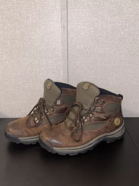 TIMBERLAND CHOCORUA TRAIL Gore-Tex Boots Sz 9.5 Used Brown Leather ...