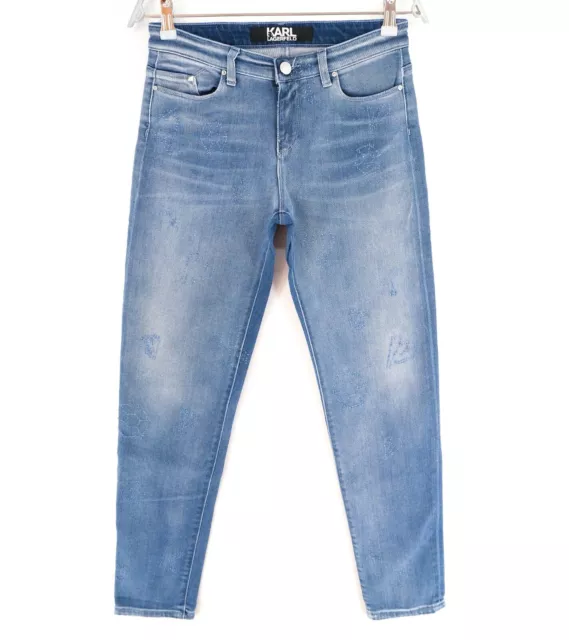 Karl Lagerfeld Luce Blu Skinny Jeans Taglia 25