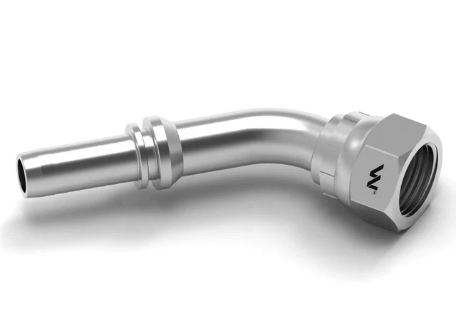 Embout Hydraulique JIC DN10 - Filetage 9/16-18 UNF, Cône 74° - Pour Raccords Haute Pression