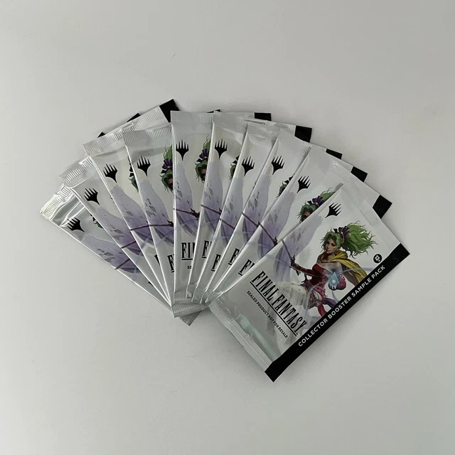 10X MTG FINAL Fantasy Collector Booster SAMPLE Packs *New Sealed* Free ...