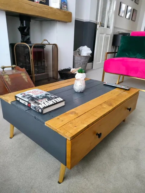 Handmade Vntage/Retro style Coffee Table (FREE UK DELIVERY)