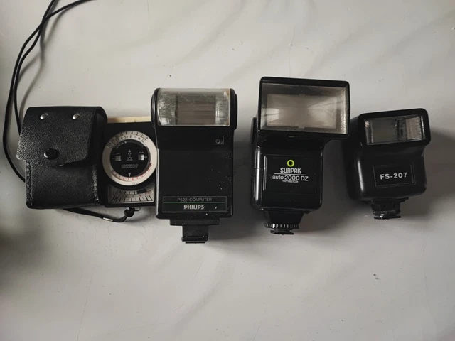Lot De Flash Appareil Photo Et Cellule