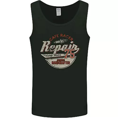 Cafe Racer Biker Motorbike Motorcycle Mens Vest Tank Top