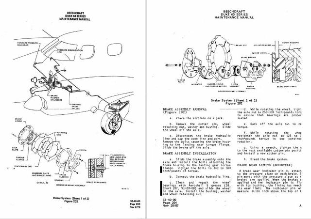 Duke B60 Checklist.pdf BEECHCRAFT DUKE B60 MAINTENANCE MANUAL ARCHIVE 1970's PDF ARCHIVE 500 ...