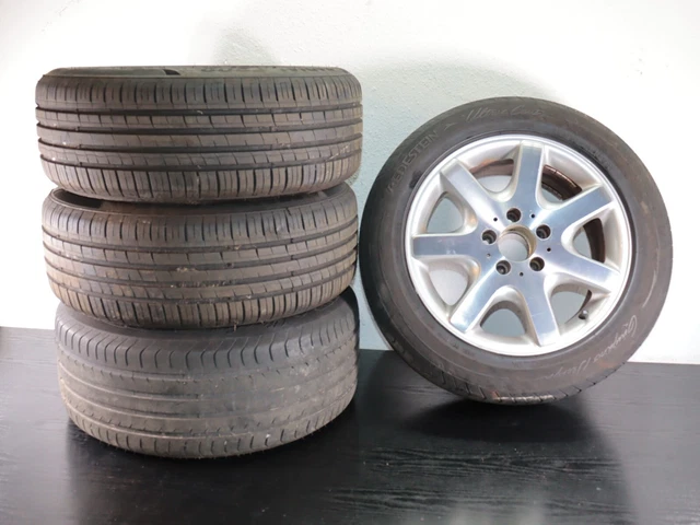 4 Jantes Mercedes SLK230 R170 D'origine Avec Pneus - 16 Pouces