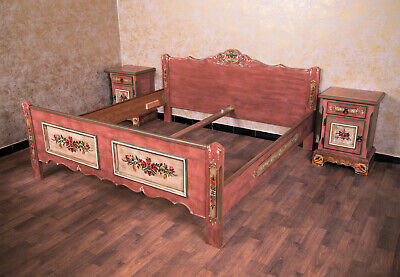 Voglauer Anno 1800 Antique Rose Bed 160x200 CM Cottage Bedroom Bauernbett 3
