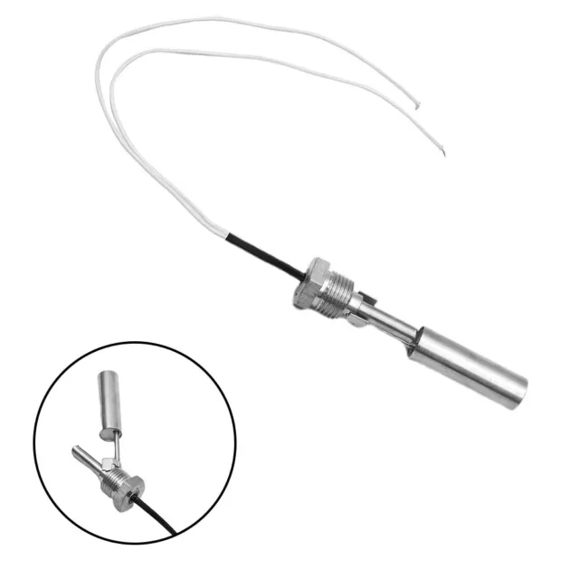 Horizontal Tank Liquid Float-Switch Water Level Sensor,Stainless Steel 50W,220V 2