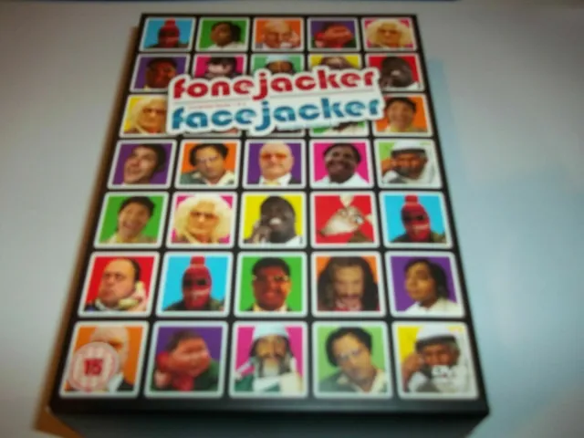 FONEJACKER / FACEJACKER Phone Face Complete Series 1 and 2  4DVD Box Set - oop
