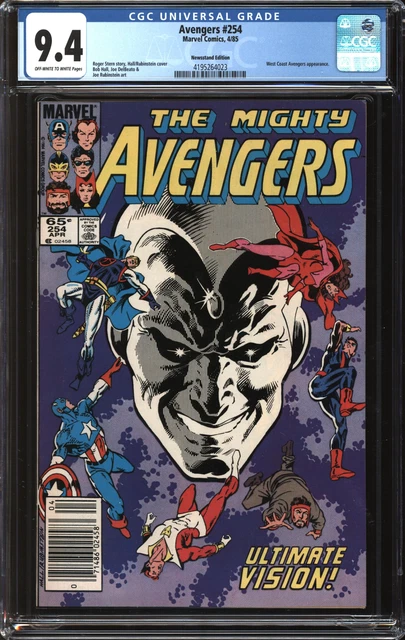 Avengers (1963) #254 Newsstand Edition CGC 9.4 NM