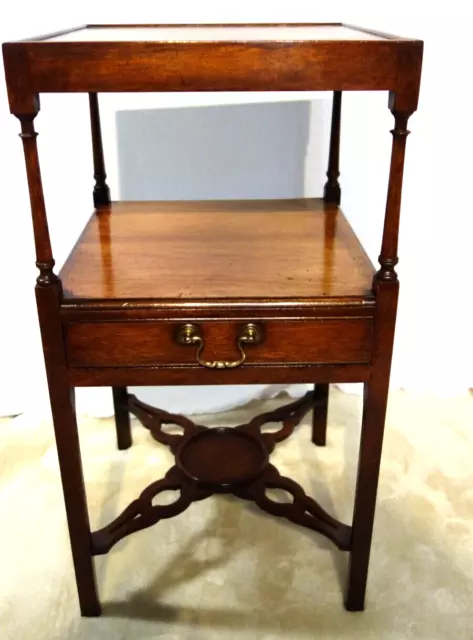 19th Century Oak Lamp/ Bedside Table circa 1820