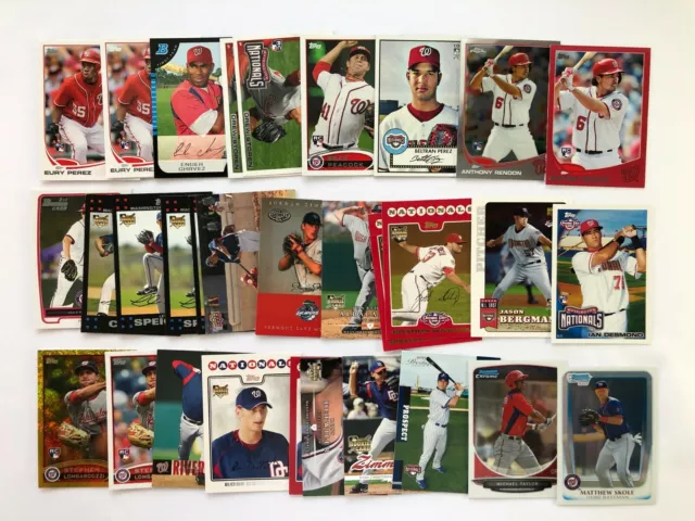 MLB Baseball Single Rookie Cards Team Washington Nationals Choose pick your card