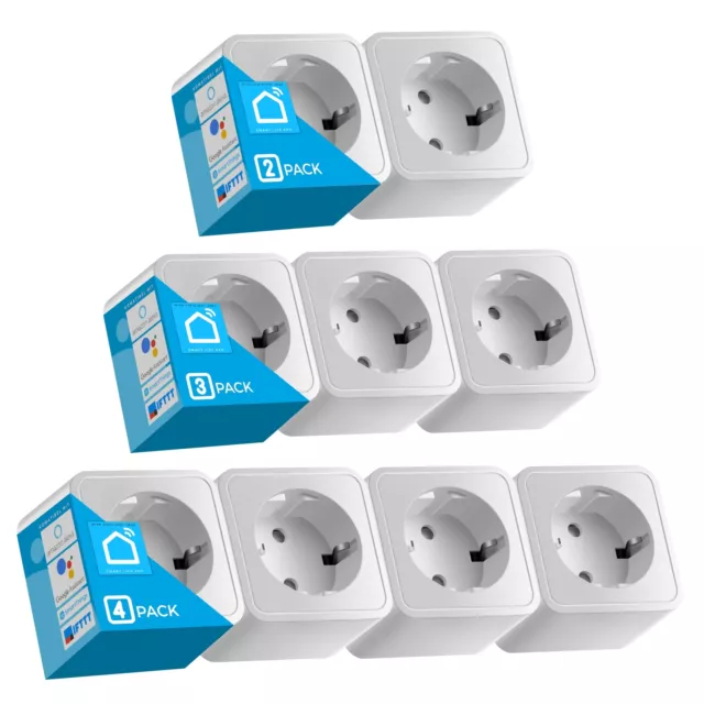 Echos Smart WLAN Steckdosen Set App-gesteuert WiFi Smart Home Steckdose 16 A