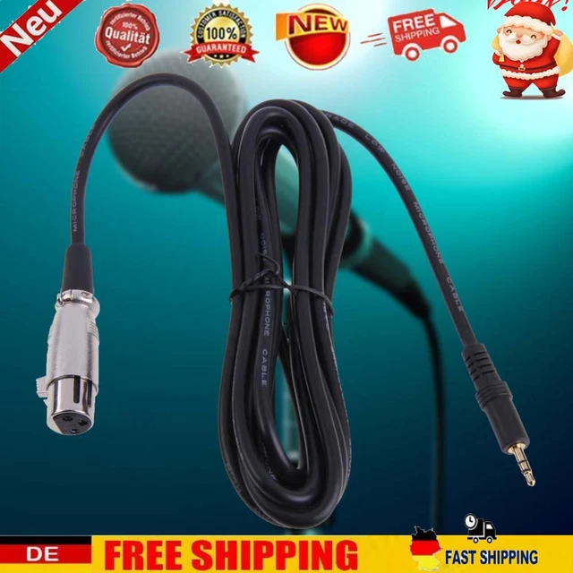 Neue XLR 3 Pin Buchse auf rechten Winkel 1/8 XLR3F, rechtwinklige 3,5 mm TRS für