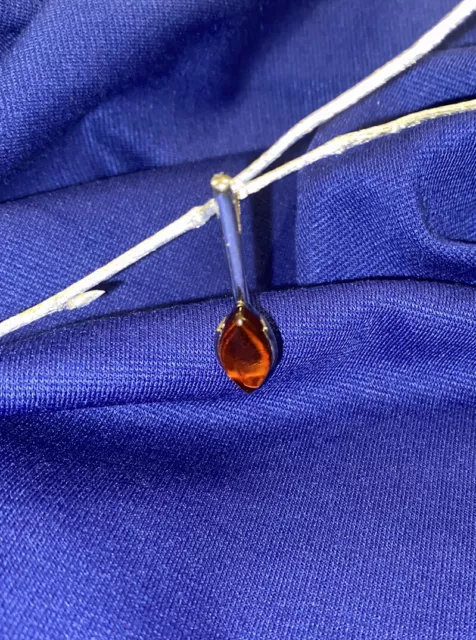 Amber Sterling Silver 925 Necklace Pendant