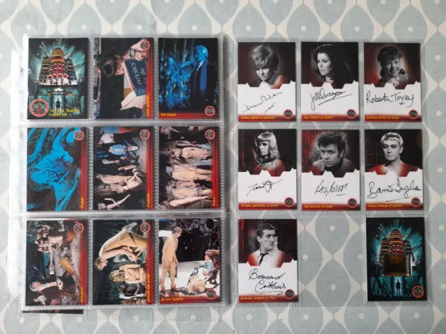 Doctor Who & The Daleks Complete Trading Card Set