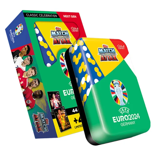 EURO 2024 Match Attax Next Gen Mega Tin 2 Topps Trading Cards