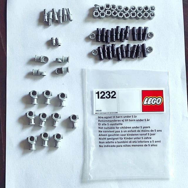 LEGO TECHNIC PARTI Sfuse 1232 LEGO Technic Spare Parts 1232. ed '82 EUR