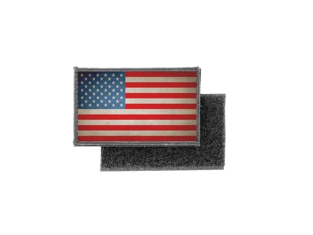 PATCH TOPPA BANDIERA AMERICA 9X6 STATI UNITI Ricamata Termoapplicabile O Cucire