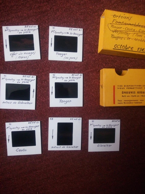 Lot vieux papiers anciennes photos négatifs cartes postales | Kaufen