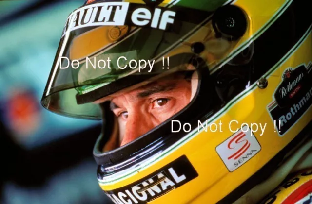 Ayrton Senna Williams F1 Portrait San Marino Grand Prix 1994 Photograph 3 5 10 Picclick