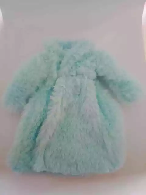 BARBIE DOLL CLOTHES - light blue fur coat £8.53 - PicClick UK