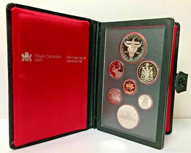 *CANADA* uncirculated 7 coins "1982 PROOF SET"