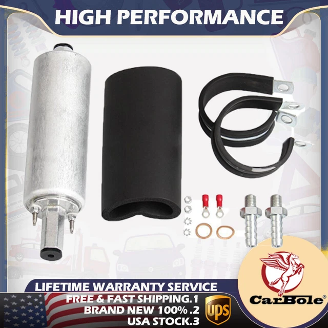 Universal For Walbro 255LPH High Pressure Fuel Pump Install Kit GSL392 Replace