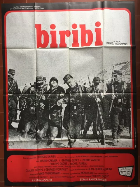 Affiche BIRIBI Georges Géret BRUNO CREMER Afrique du Nord LEGION 120x160cm