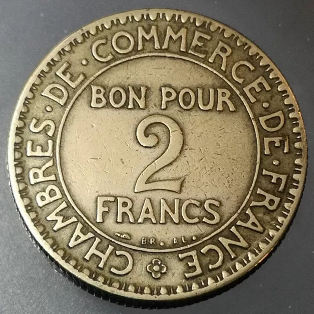 Monnaie France - 1925 - 2 francs Chambres de commerce