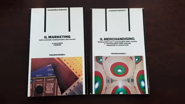 Lotto Stock Due Libri Marketing Merchandising Franco Angeli