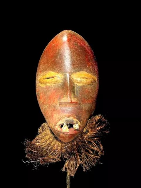 African masks antiques tribal Face vintage Wood Carved Dan Gunyéya masks-5130