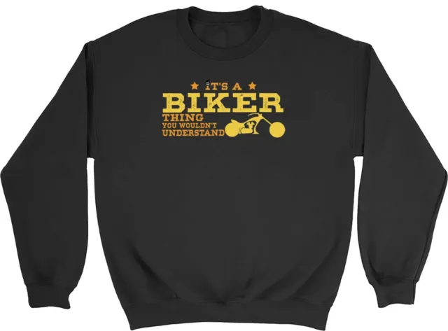 Biker Thing Sweatshirt Mens Women Motorcycling Rider Motorbike Racer Gift Jumper