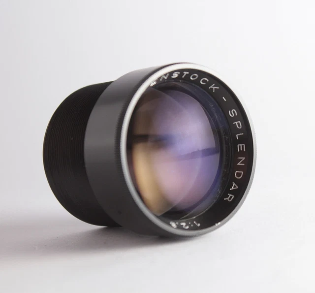 rare short Rodenstock SPLENDAR 100mm F/2.8 Projection Lens bokeh trioplan black