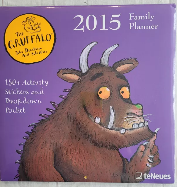 THE GRUFFALO FAMILY Planner Calendar 2015 (sealed) 9.80 PicClick