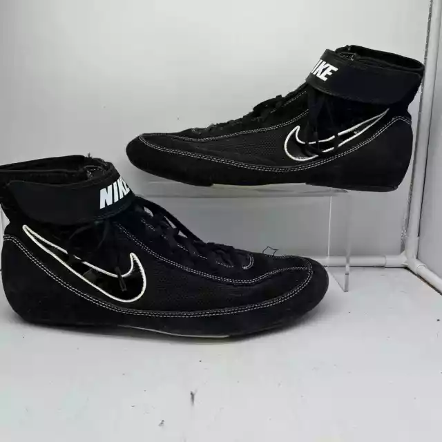 Nike Speed Sweep VII Wrestling Shoes Mens 13 Black White366683-001