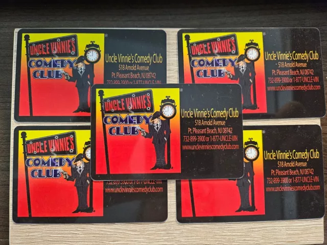 Uncle Vinnie's Comedy Club (5) $50 Gift Cards