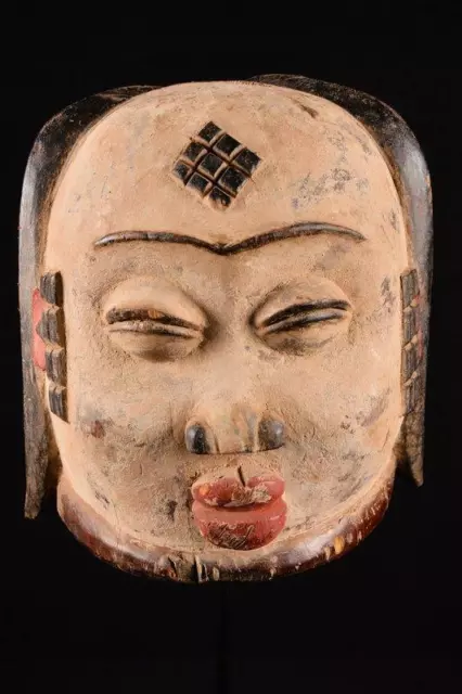 13616 African Large Punu Helmet Mask/Helmet Mask Gabon
