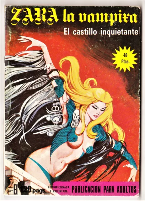 ZARA LA VAMPIRA nº: 17 (de colección completa de 36 sex-terror) ELVIBERIA, 1976.