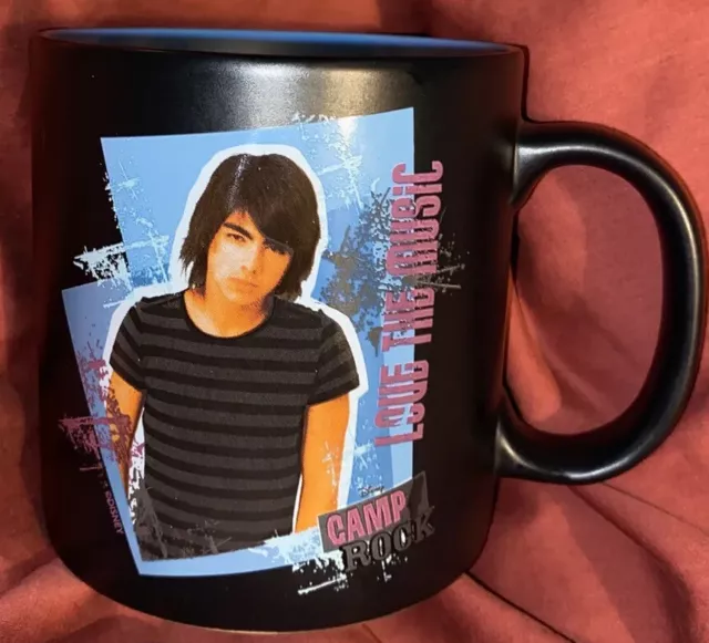 Disney Store Exclusive Camp Rock Love The Music Joe Jonas Brothers Cup Mug