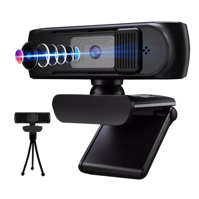 Autofocus HD 1080P Webcam built-in Mic USB Computer Camera for Video Meeting