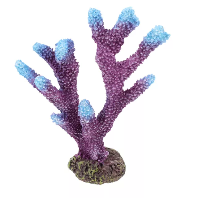 Violett Harz Aquarium Landschaftsbau Koralle Gefälschte Pflanzendekoration