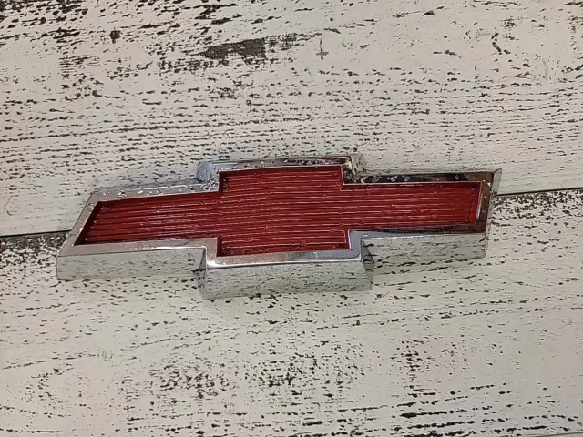 1960 1961 Chevrolet Bowtie Chevy Pickup Truck Hood Emblem #3767009