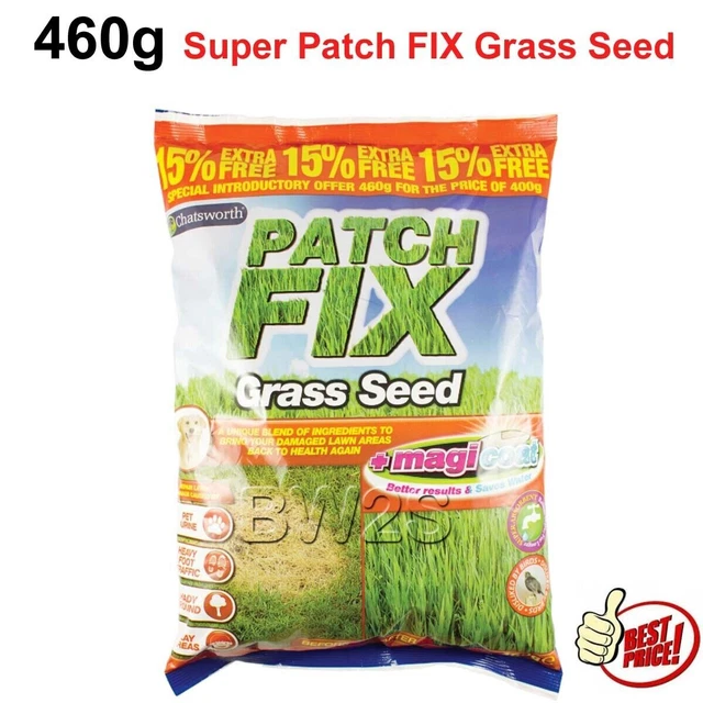 460G GRASS SEED Super Patch Gardening Thicken Lawns Pets Burnt Dry