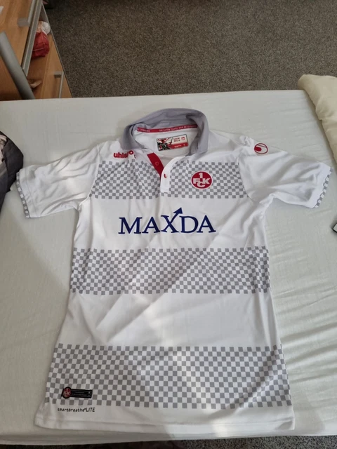 1. FC Kaiserslautern Trikot, Saison 2015/16, weiß/rot, MAXDA Werb. nie Getragen,