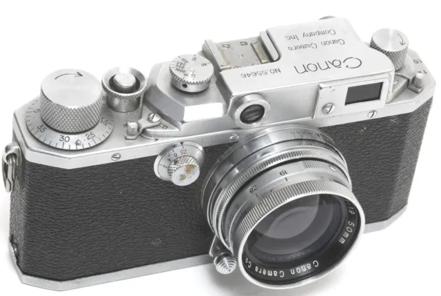 Canon III 35mm RF film camera w. Serenar 1.9/50mm lens Leica Screw Mount