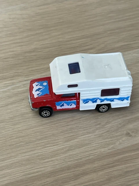 Miniature Majorette Dodge N°278 - Camping-car Vert Et Blanc - Échelle 1:600 - Occasion