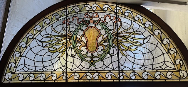magnificent stained glass window