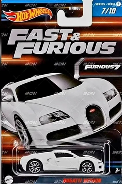 PRE-SALE! 2023 HOT WheelS Fast & Furious Mix 3 Bugatti Veyron white #7/