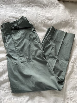 12/14 Indossata due volte ottime condizioni Rohan Dark Grey 32R Da Passeggio Pantaloni 