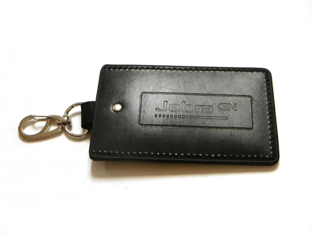 Jabra GN Leeman Ilani Cowhide Black Luggage Tag